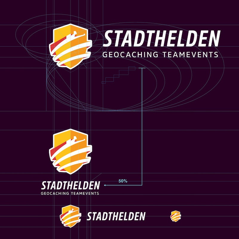 Stadthelden — Corporate Identity — Logodesign Rastersystem / MAAANY Werbeagentur Krefeld